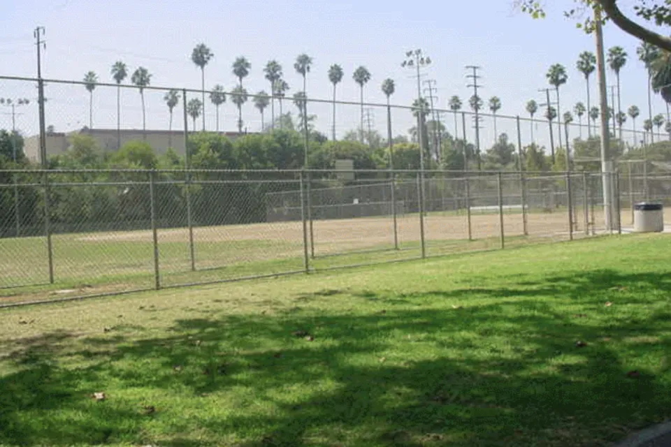 Baseball field at Edward Vincent Park in Inglewood, California